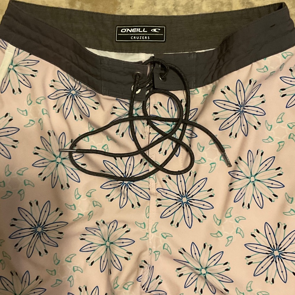 O'Neill Pink Floral Swim Shorts